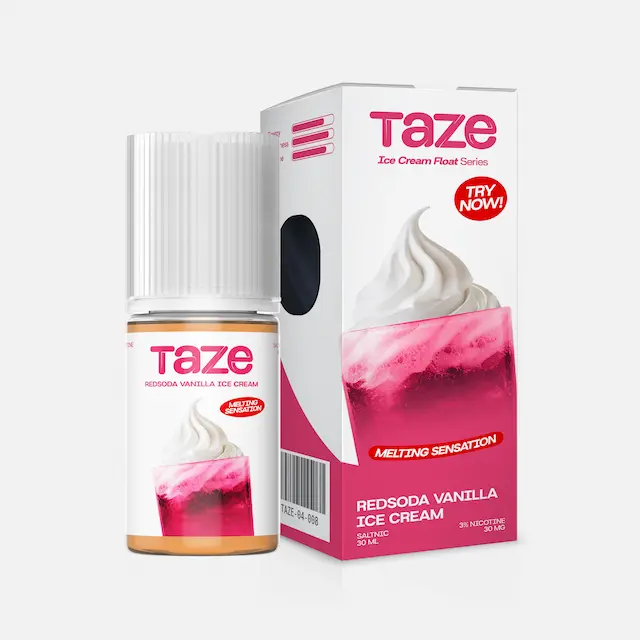 Taze Red Soda Vanilla Ice Cream Taze Red Soda Vanilla Ice Cream